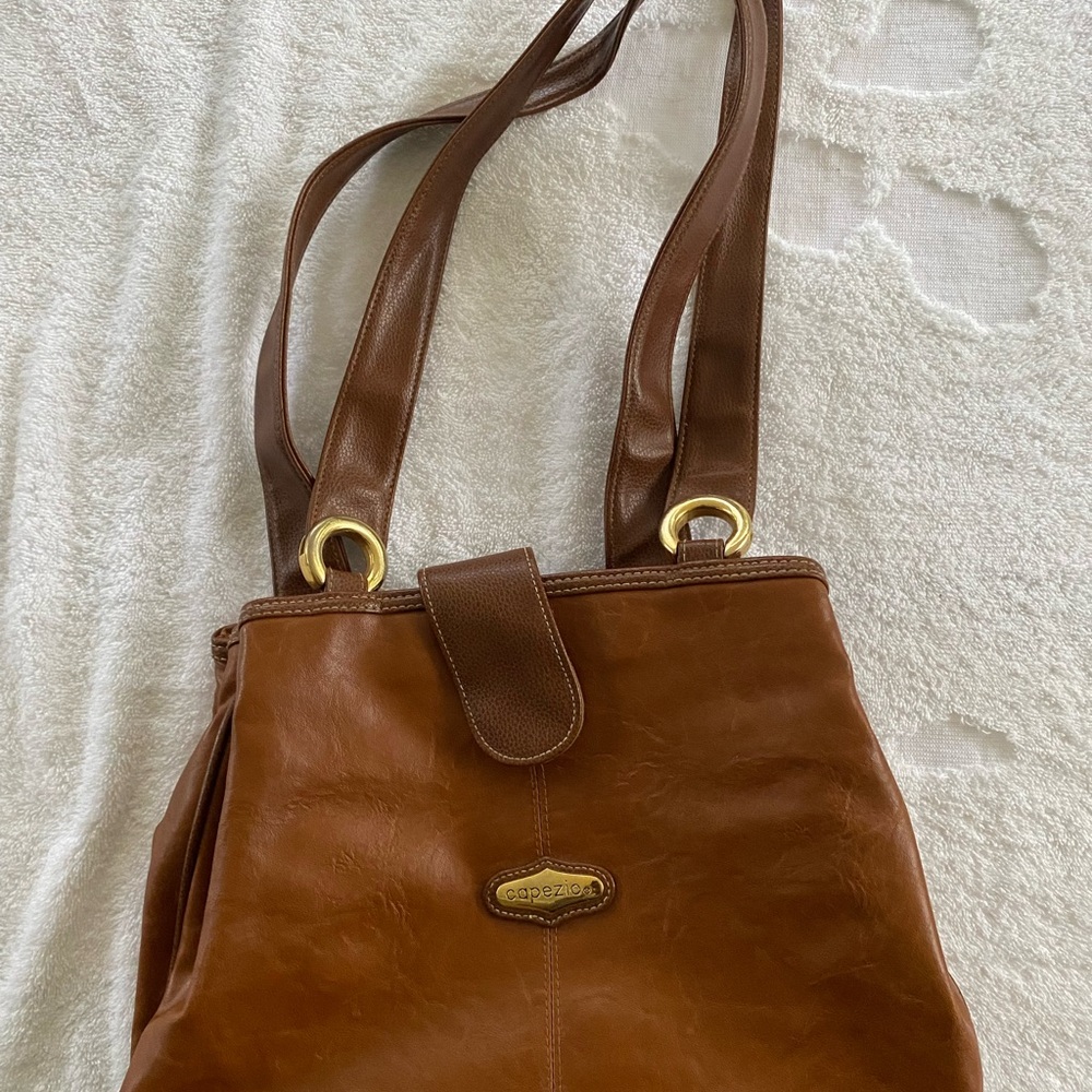 Capezio Brown Leather Tote Bag